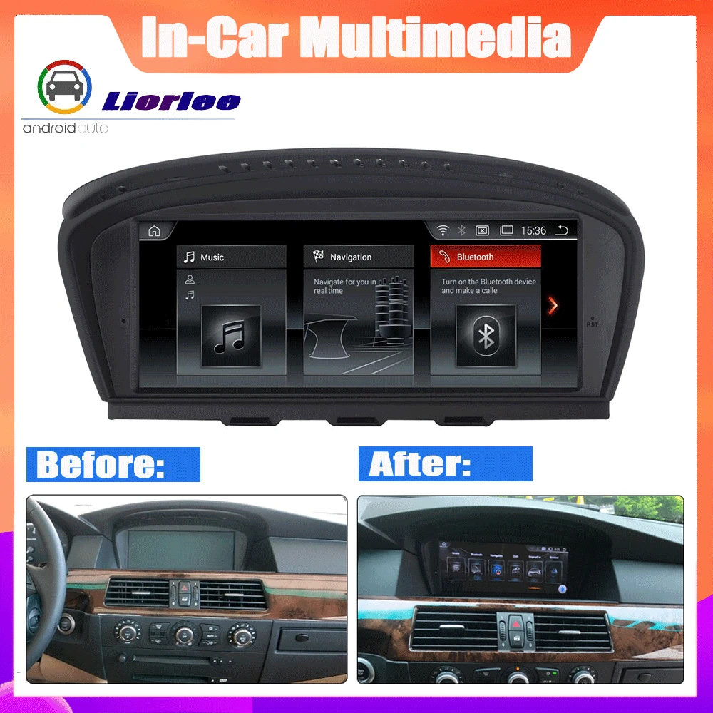 Автомагнитола для BMW 5 серии E60 E61 E62 E63 2003 ~ 2008 обновление системы Android Авторадио GPS