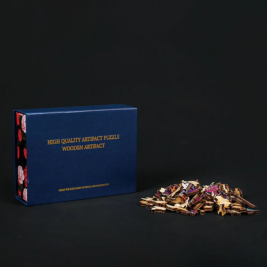 

300+PCS Wooden Jigsaw Puzzle Fire Dragon Creative DIY Children Wooden Puzzle Animal Toys Constructor For Adults Educational Toys