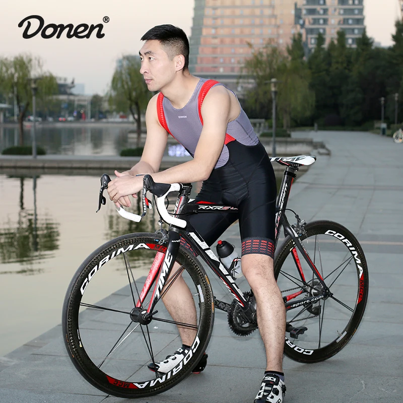 Велосипедные шорты DONEN влагоотводящие ударопрочные гелевая Подушка 5D летние