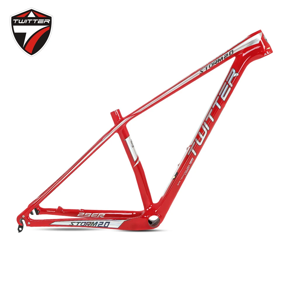 Рама MTB из углерода 27 5 29er QR 9X135mm XC велосипедная 42*52 коническая трубка BB92 пресс