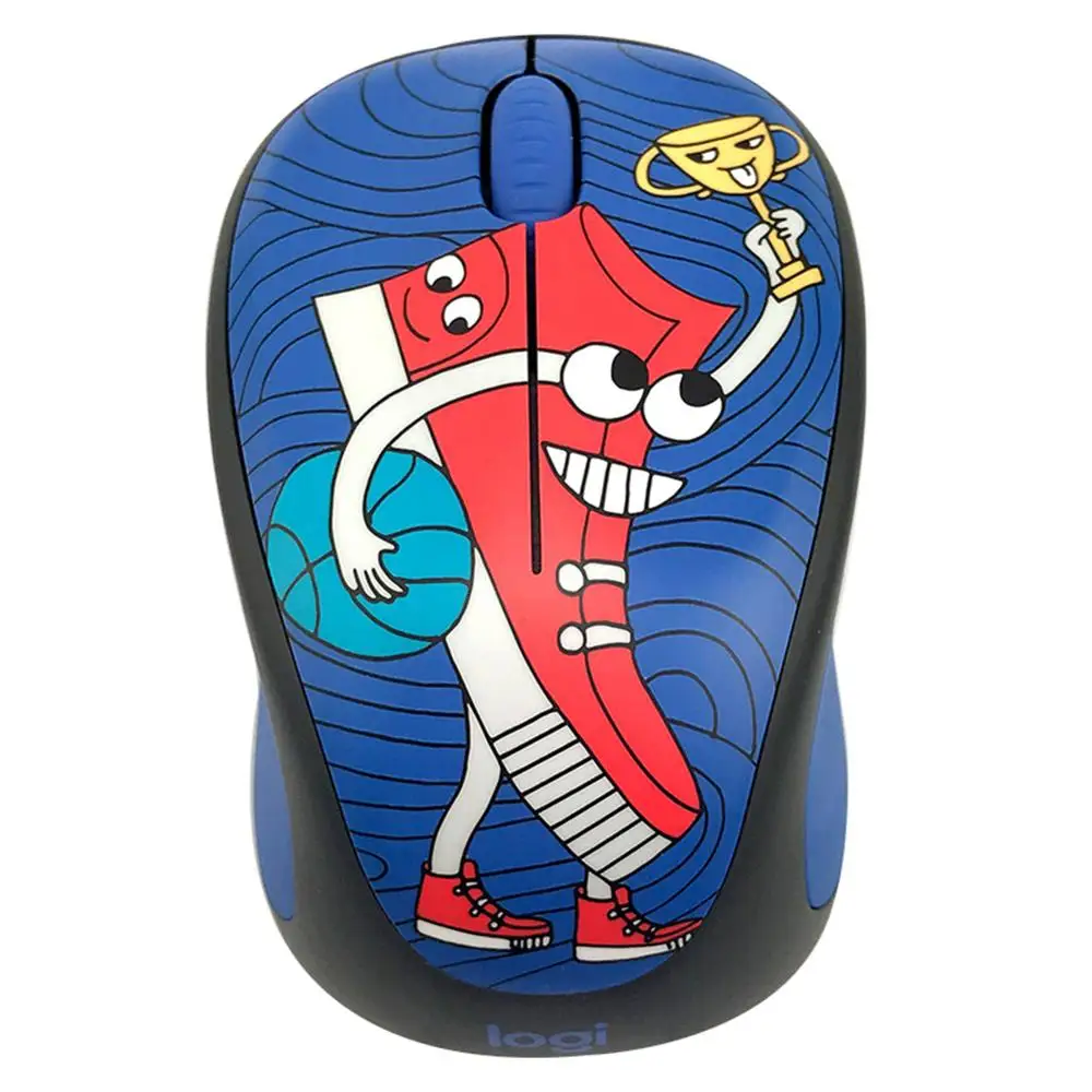 Logitech M238 V3 3 клавиши мультфильм USB беспроводной 1000DPI оптическая компьютерная мышь