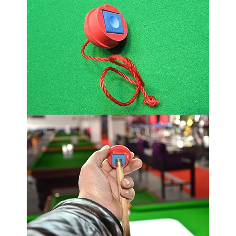 

2Pcs/Set New Rubber Chalk Holder Plastic Table Cue Stick Powder Cap Billiard Pool Snooker Table Cue Stick Club Accessories