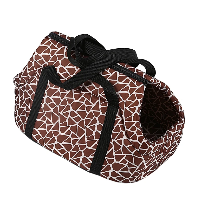 Складная и моющаяся маленькая собачья кошка сумка для перевозки животных сумка-тоут с кошельком сумка мягкая маленькая переноска для домашних животных сумка-тоут. Кофе