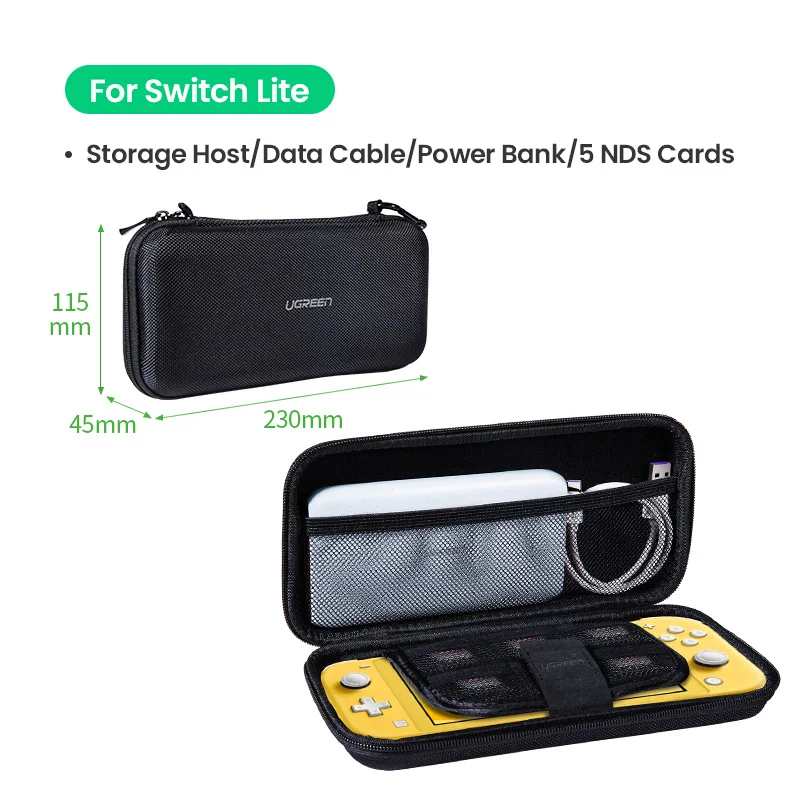 Ugreen сумка для хранения для kingd Switch Lite nintendo s Чехол для консоли Switch прочный Чехол Nitendo для NS nintendo Switch аксессуары - Цвет: For Switch Lite