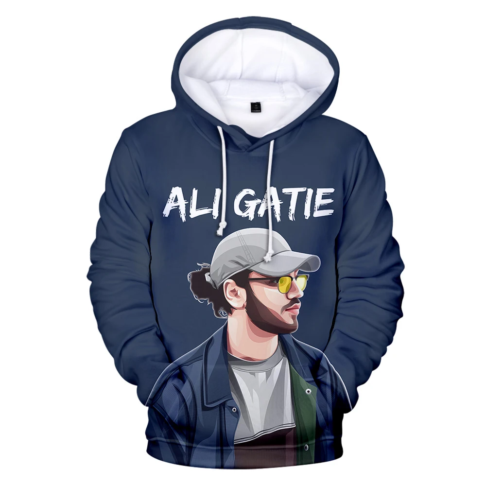 

3D Ali Gatie Hoodies Men Sweashirts Women Pullovers Fashion Printed Singer Hooded Casual Autumn Boys Girls Hip Hop Tracksuits