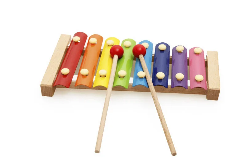 3Pcs plastic wooden harmonica 8-tone color piano clarinet early education music toy baby educational musical instrument YJN | Игрушки и