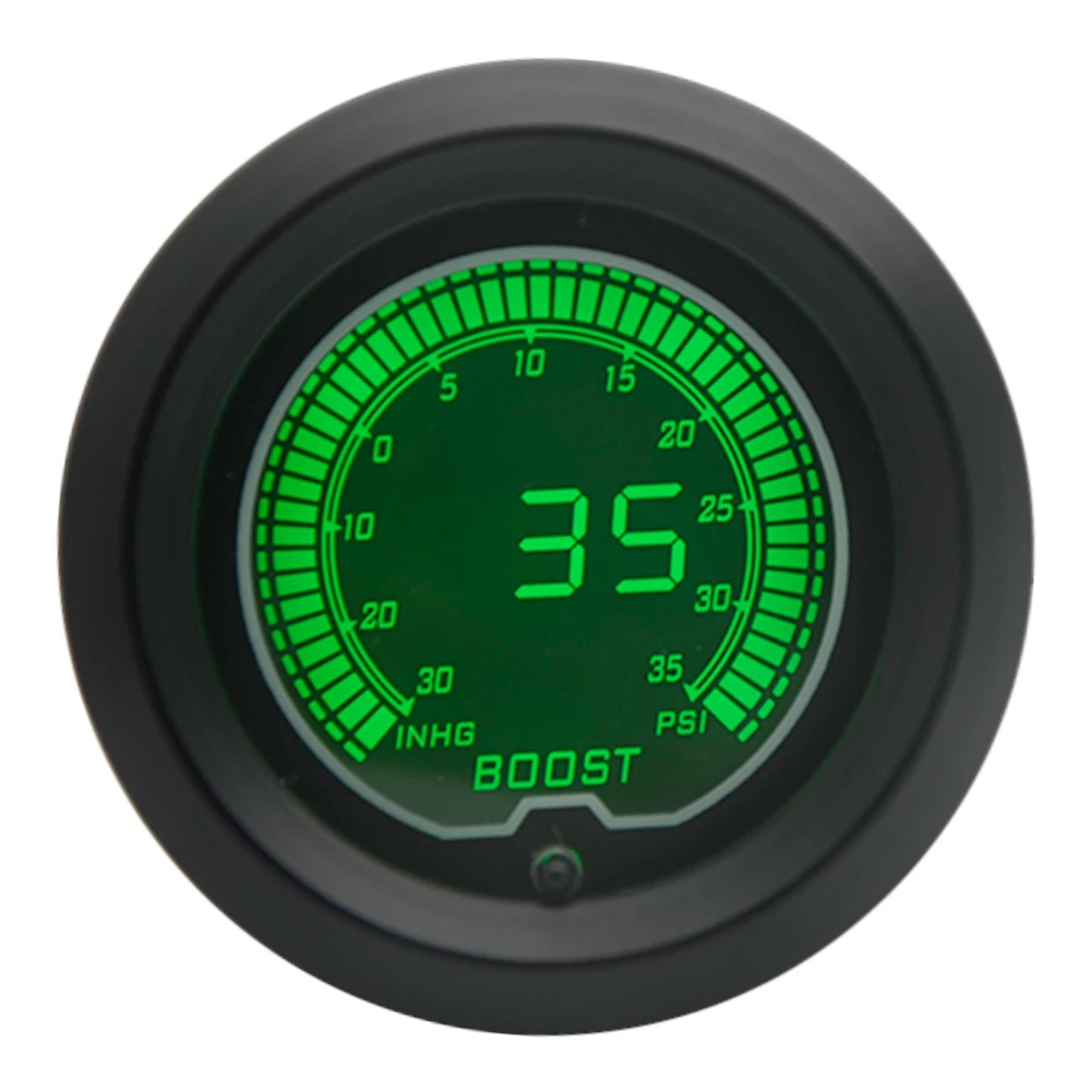 Цифровой турбо датчик 52 мм Psi ЖК дисплей 7 цветов с сенсором|display 7|display digitaldisplay lcd |