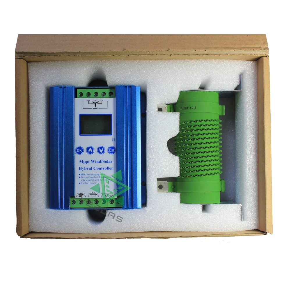 Подходит для работы с литий/свинцово-кислотные батареи 1400W солнечный мррт контроллер ветро-солнечной гибридной бустер 12/24V контроллер с модули выгрузки/загрузки