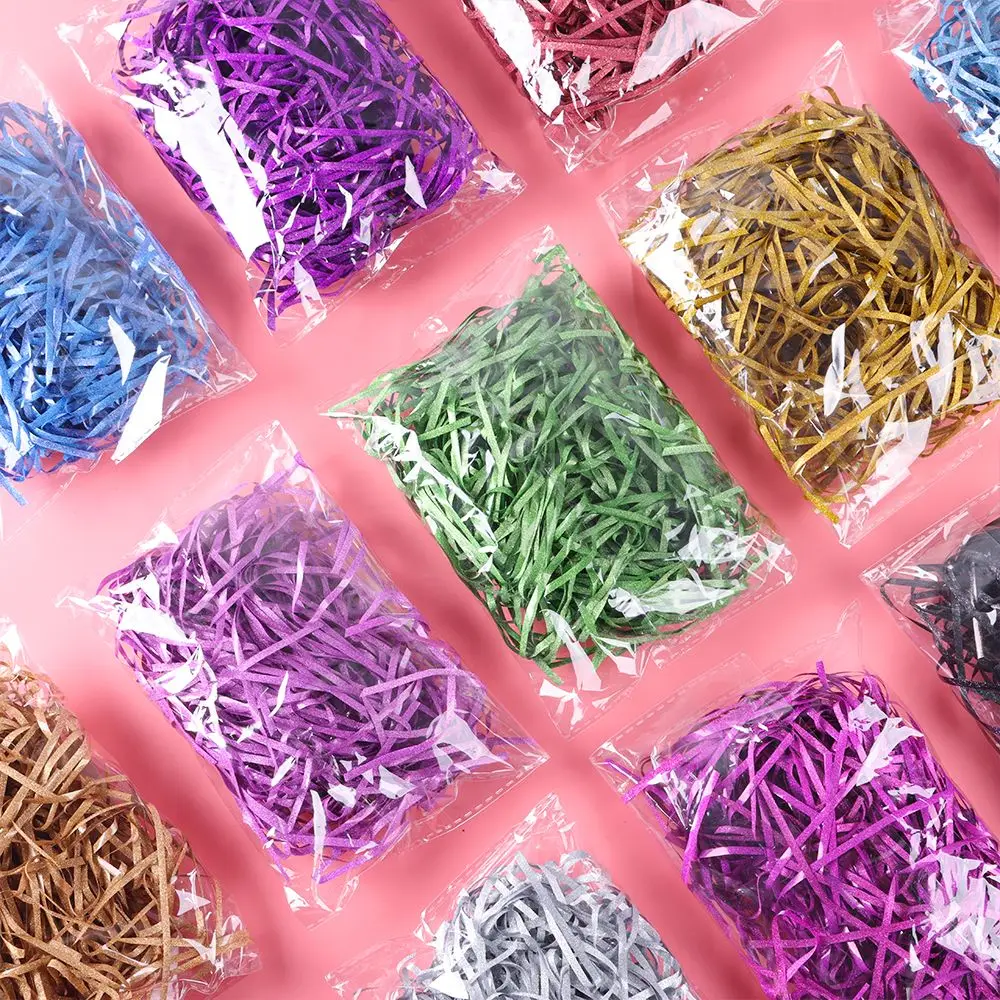 

10g Colorful Packaging Filler DIY Wedding Party Confetti Wedding Decoration Paper Raffia Raffia Filler Shredded Paper