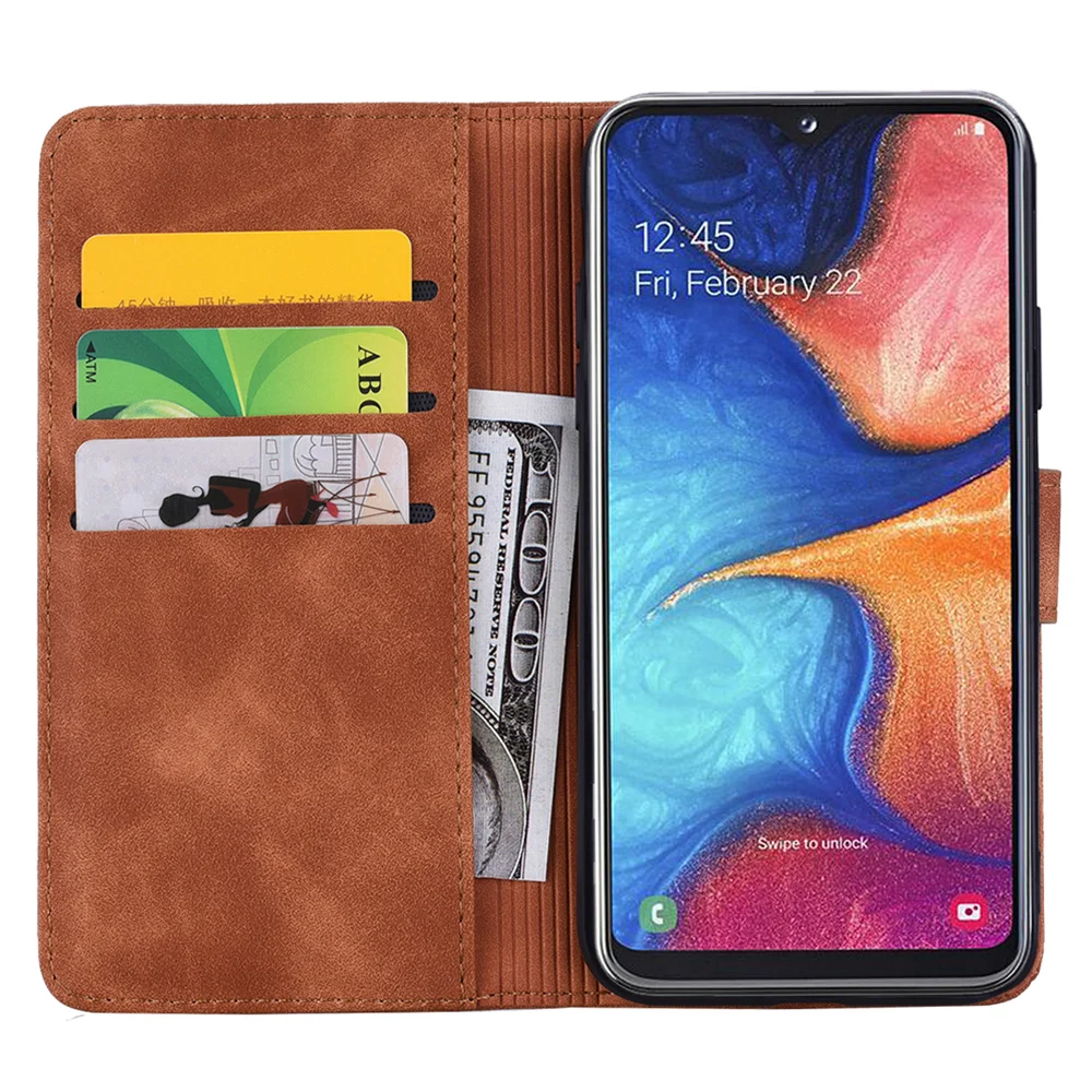 Чехол Note 10 для samsung Galaxy A20 A30 Book A40 A50 A70 A80 A10, чехол Note10 Plus, кожаный бумажник с 3D рисунком, чехол из ПУ кожи на ощупь