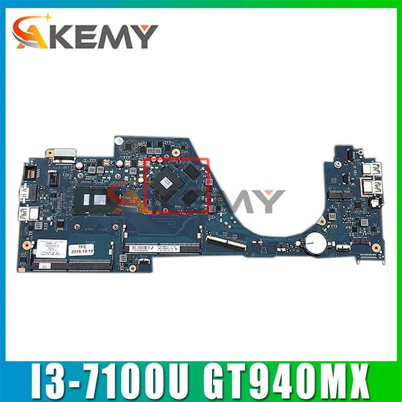 

DAG31AMB6D0 оригинальная материнская плата для HP Pavilion 14-AL с I3-7100U GT940MX-2GB Материнская плата ноутбука 903707-601