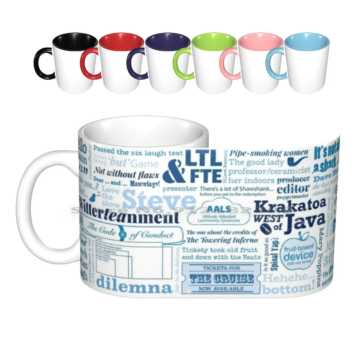 

Wittertainment Mug-Blue Ceramic Mugs Coffee Cups Milk Tea Mug Wittertainment Kermode Mayo Kermode And Mayo Mayo And Kermode