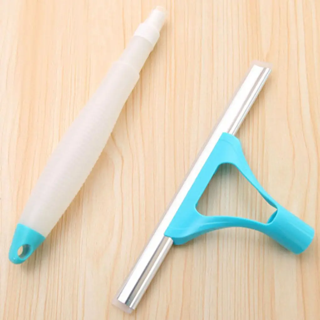 

1PC/2PCS Random Color Spray Window Glass Brush Wiper Cleaner Washing Scraper Home Bathroom Car Window Cleaning Tool