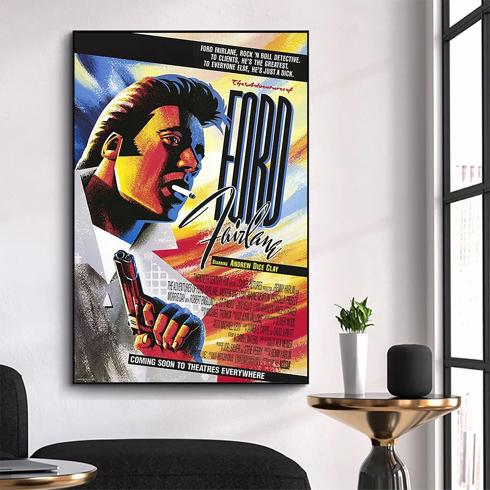 

CP3034 The Adventures of Ford Fairlane Classic Hot Movie Print Silk Fabric Poster Indoor Wall Art Decor Gift