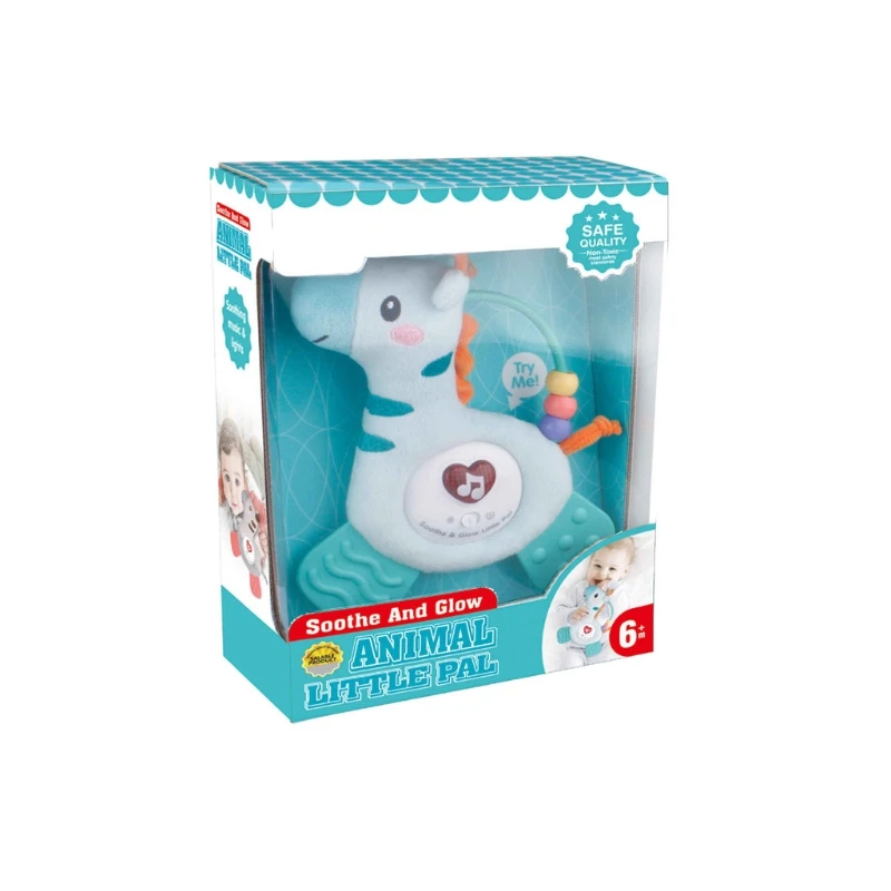 

Baby Plush Animal Appease Sound&Light Induction Interactive Sleep Toys Comfortable Plush Doll Interactive Toys