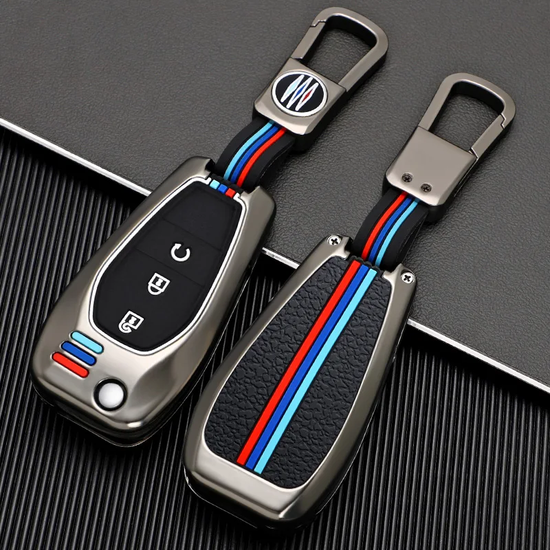 

New Zinc Alloy Car Folding Key Shell Key Remote Cover For Chevrolet Aveo Cruze 2014 2015 2016 2017 2018 2019 2020 Accessories