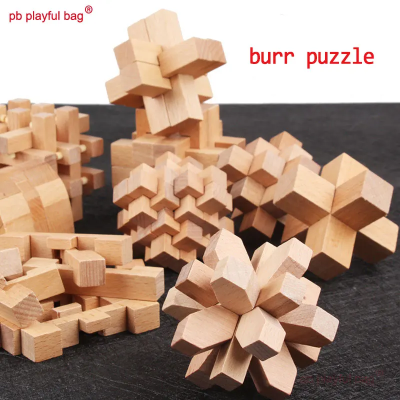 PB игривая сумка Lubansuo набор из 9 предметов замок Конг Мин разблокировка творческие