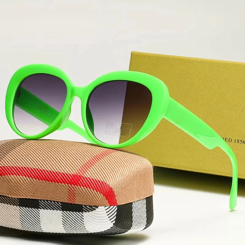 cat eye sunglasses classic women designer brand glasses ladies fashion round gradient color lenses driving shopping mirror free global shipping