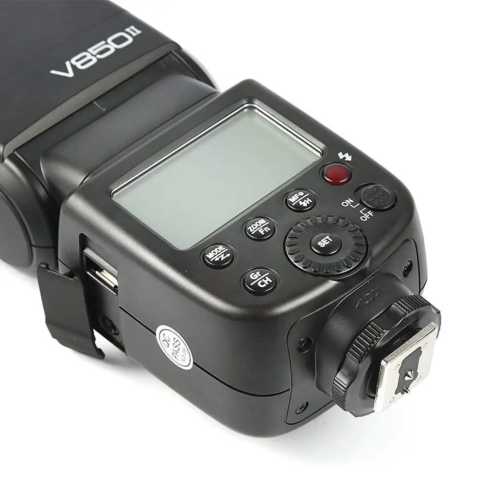 GODOX V850II 2000 мАч литий-ионный аккумулятор 2 4G 1/8000s HSS Speedlite Flash Light GN60 для DSLR Canon Nikon Pentax