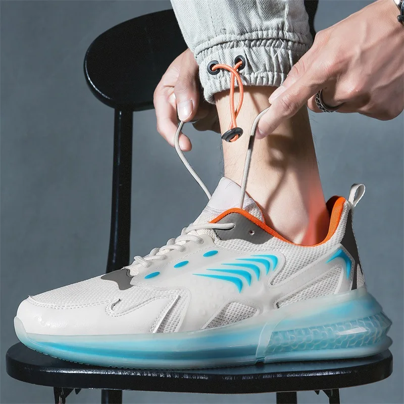 2021 Running Shoes Male Casual White Shoes High Quality Walking Shoes Hard-wearing Light Weight Mens Sneakers Zapatillas Hombre