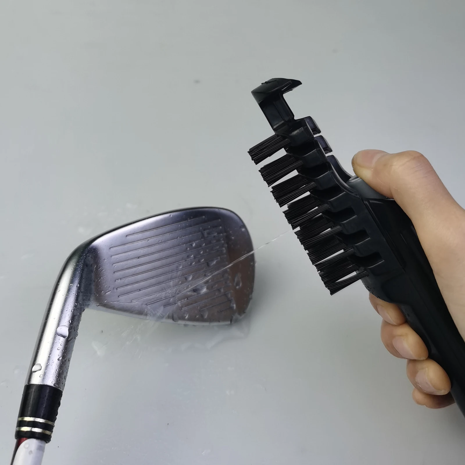

Golf Club Clean Brush Detachable Water Spraying Water Bottle Groove Cleaner Kit