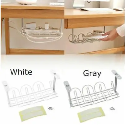 Подставка для управления кабелями под стол адаптер шнура органайзер