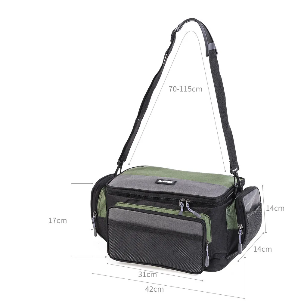 Многофункциональная сумка для рыбалки на одно плечо Аксессуары рыболовной