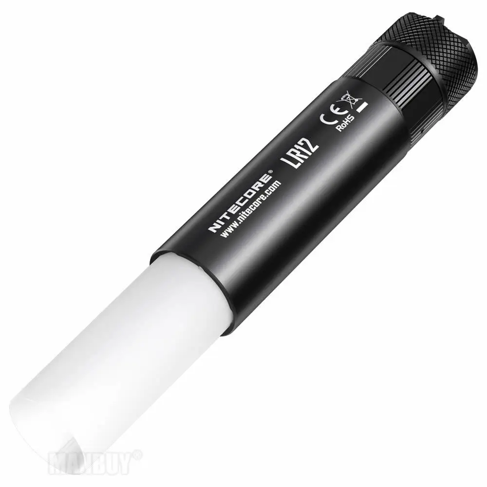 Перезаряжаемый аккумулятор NITECORE LR12 + 18650 выдвижной диффузор позволяет фонарику