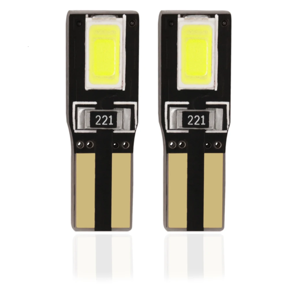 3 шт. Led T5 2721 W3W W2* 4.6d 5630 SMD Инструмент: клин-индикатор, светильник, спидометр, кластер, тире, светильник 10-15 В постоянного тока