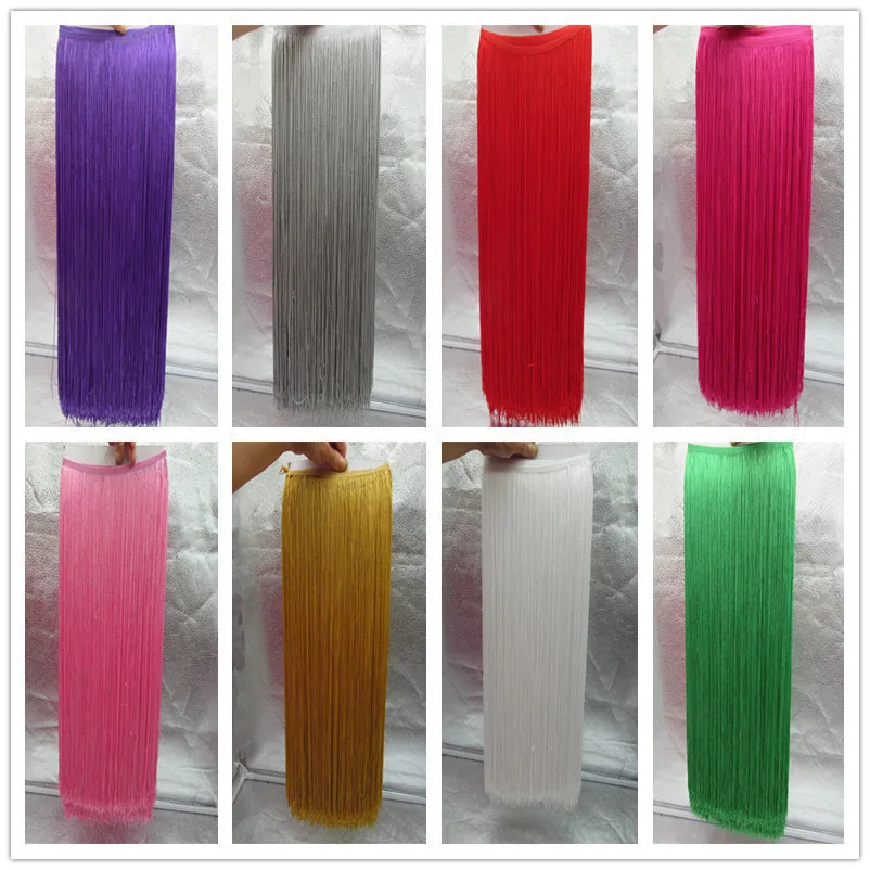 

5 yards/lot Trim Tassel Fringe Lace Trimming 100cm Wide For DIY Latin Dress Stage Clothes Accessories Lace Ribbon