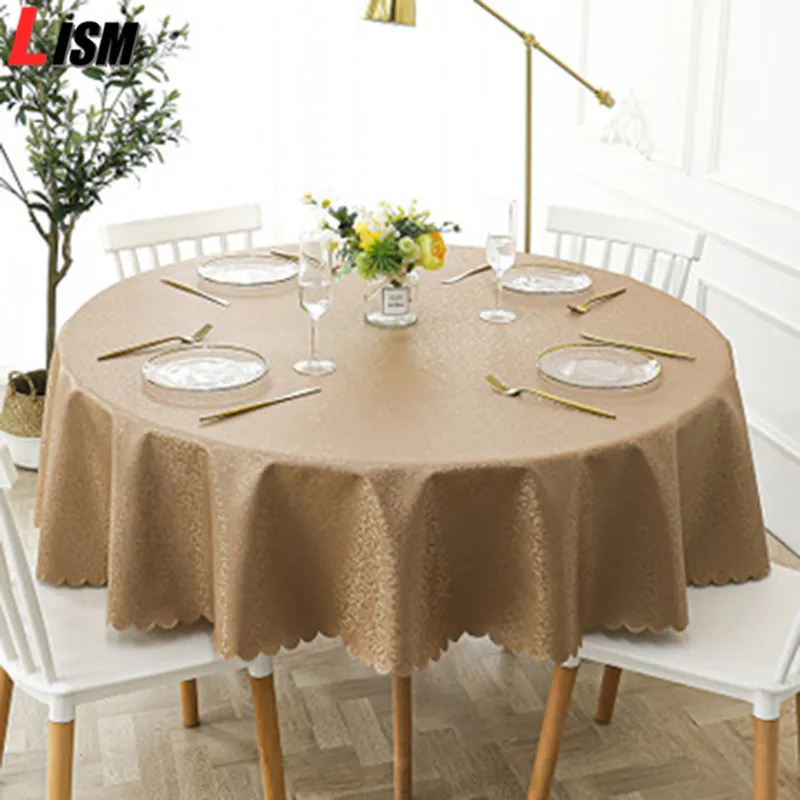 Водостойкие скатерти для круглых столов маслостойкий анти-обжигающий
