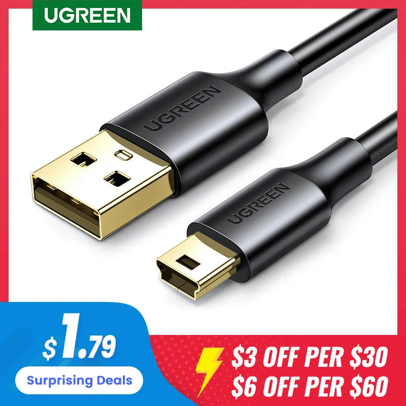 Мини USB кабель Ugreen для кардридера устройство быстрой передачи данных мини