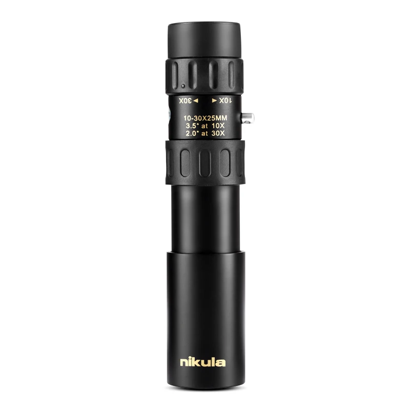 

NEW Nikula 10-30x25 HD Zoom Monocular high quality Telescope Pocket Monoculars Hunting Bak4 Optical Prism