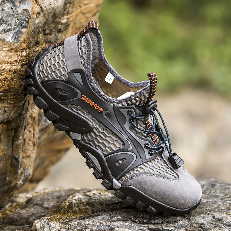 

Кроссовки мужские легкие дышащие, повседневная спортивная обувь, мягкие Нескользящие, удобные, для активного отдыха и походов, лето 2022