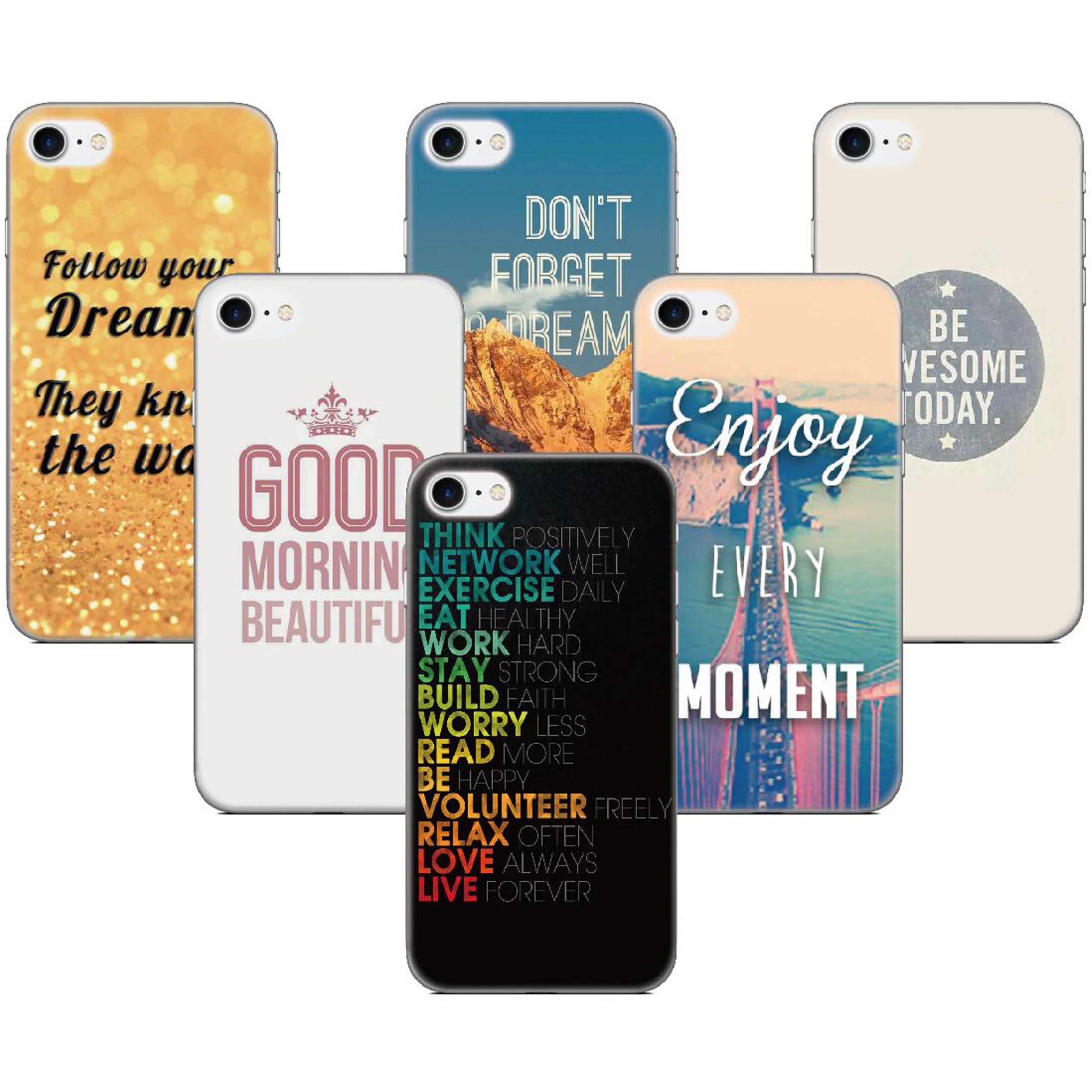 

DIY Custom Photo Quote Text Cover For Kyocera Digno BX Android One S4 S6 X3 Basio 4 Urbano V04 Kantan Sumaho 705KC Phone Case