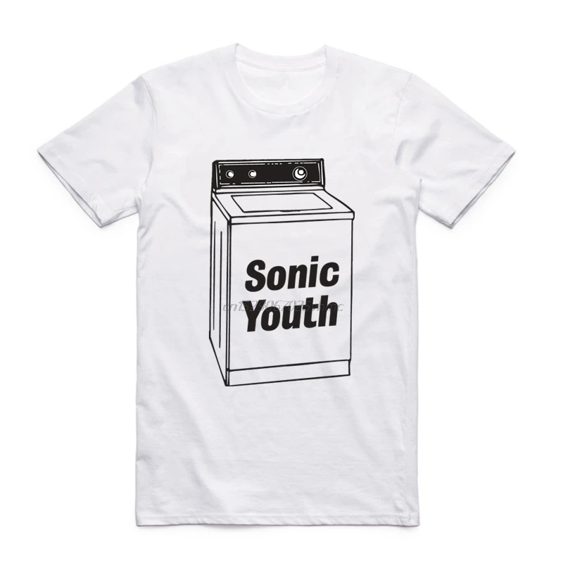 

N Size Printing Sonic Youth T-shirt Summer Casual O-Neck Short Sleeve Punk Rock Band Tshirt 5XL4381
