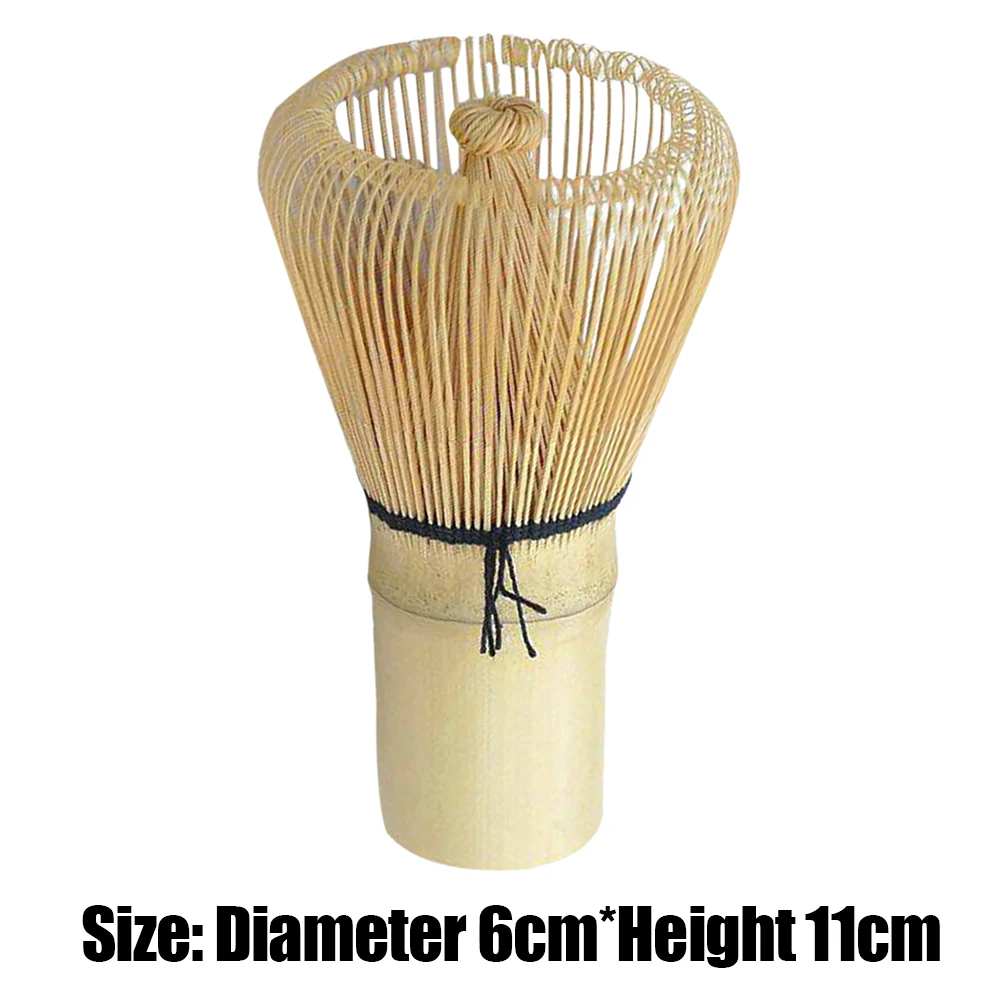 

Green Tea Brush Grinder Japanese Ceremony Matcha Brush Chasen Holder Handmade Bamboo Powder Whisk Stirring