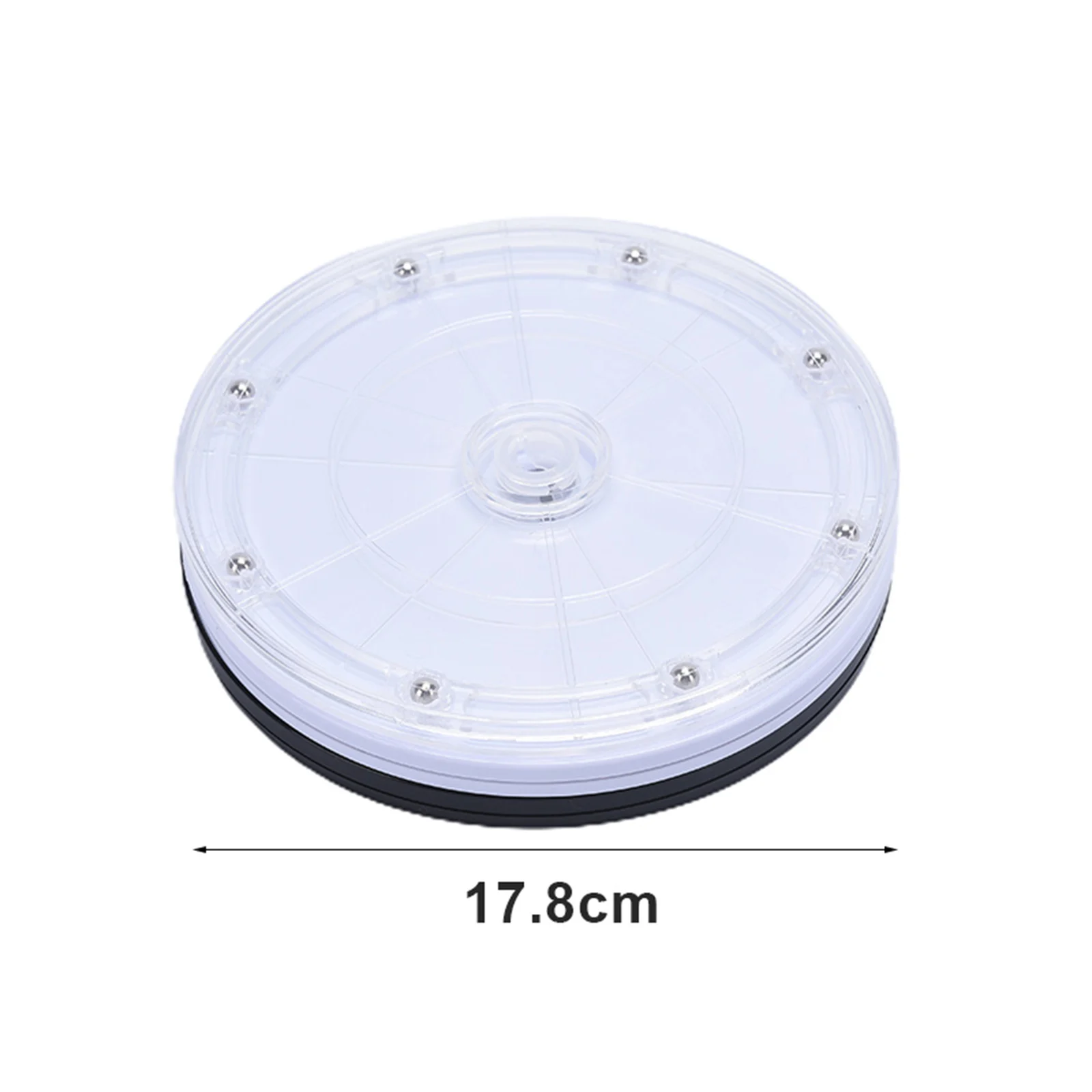 

7'' Turntable Acrylic Rotating Display Stand for display jewelry watches