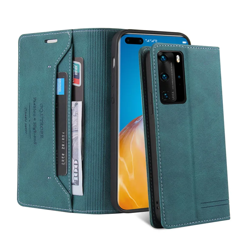 Magnetic Wallet Case For Huawei P40 P30 P20 Pro P 20 30 40 Lite E P30Pro New Edition P30Lite 2020 Leather Book Phone Flip Cover images - 6
