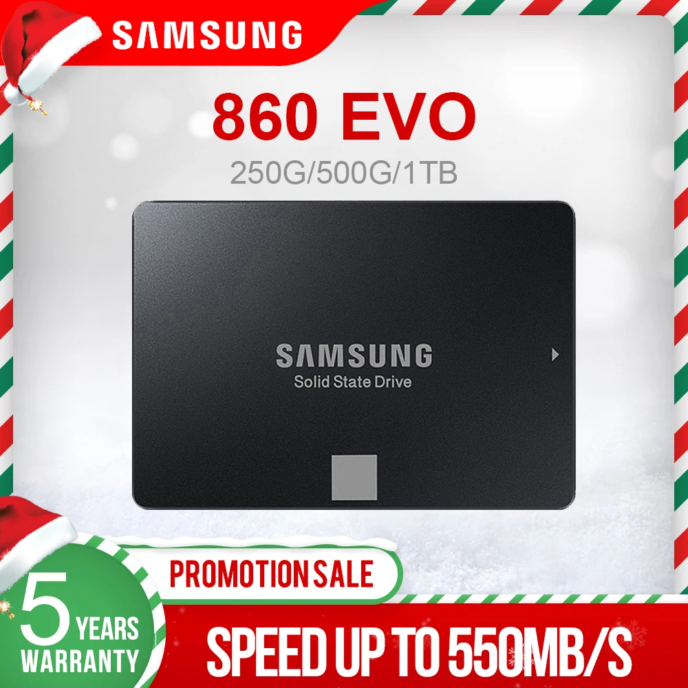 SAMSUNG 860 EVO SATA3 SSD 250 ГБ 2 5 &quotВнутренний твердотельный диск 500 Гб 1 ТБ HDD жесткий для