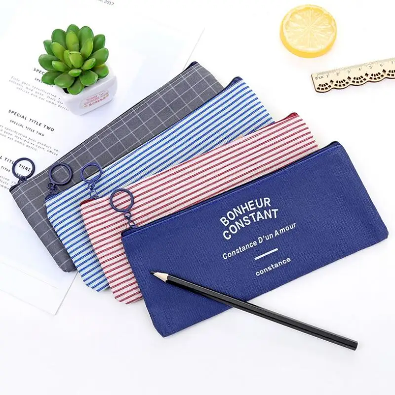 Популярные канцелярские принадлежности Пенал из ткани школьная карандашная