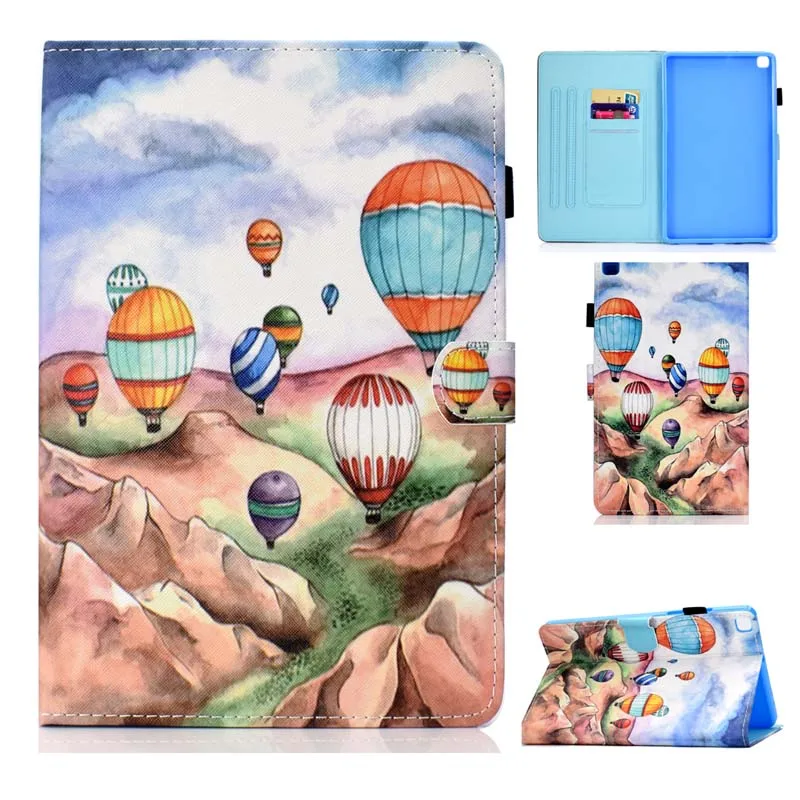 Case Кожаный захлопывающийся Чехол-книжка с подставкой для чехол Funda Обложка, чехол для Samsung Galaxy Tab A 8,0 SM-T290 SM-T295 SM-T297 T290 T295 планшет Coque - Цвет: Case