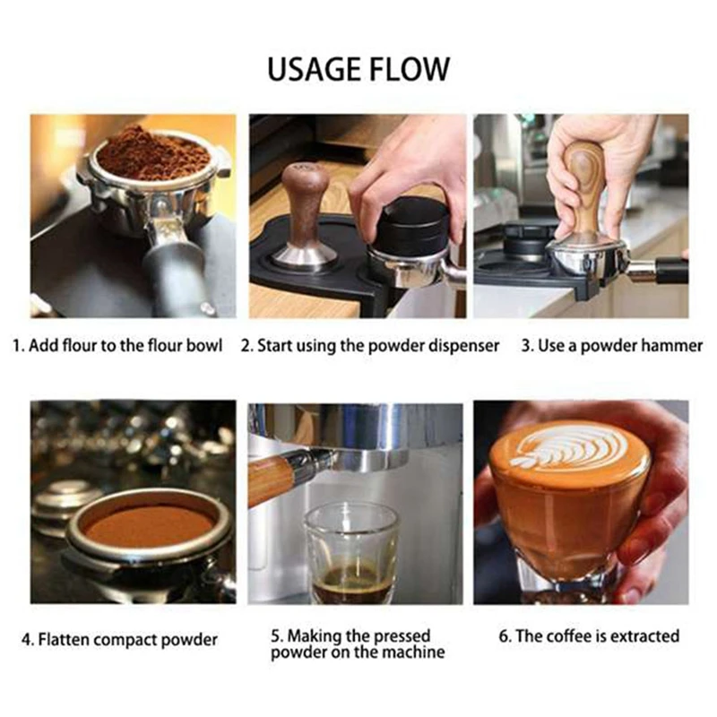 

58mm Espresso Funnel, Circulating Stainless Steel Coffee Circulation Espresso Circulation