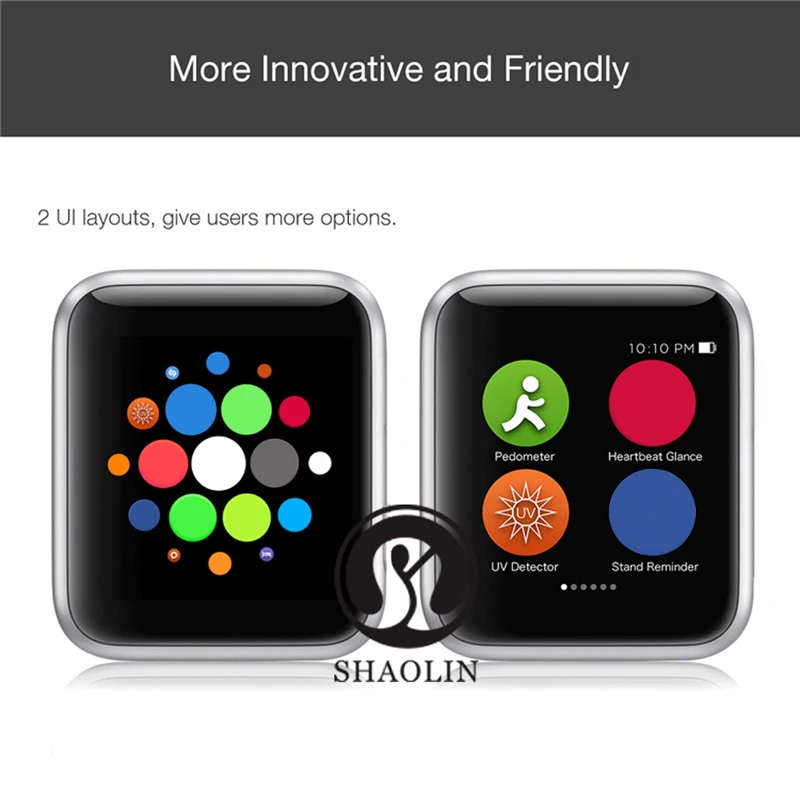 44mm men smart watch message reminder via bluetooth for apple watch iphone 7 8 x android samsung watch phone smartwatch free global shipping