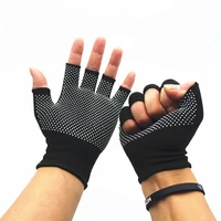 2021 new nylon cycling gloves breathable anti slip outdoor gym sports yoga exercise half finger gloves mtb bike bicycle gloves