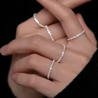 Модное блестящее кольцо серебряного цвета для женщин и девушек универсальные декоративные компактные кольца на указательный палец в простом Корейском стиле ювелирные изделия