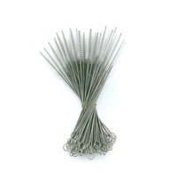 100pcs stainless steel nylon straw cleaning brush drinking pipe tube cleaner baby bottle brush cleaning tools
