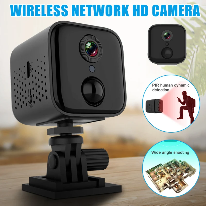 

Mini camera Multifunction WIFI Webcam High Definition Intelligent Camera Night Vision RIR for Home Outdoor Yard W20 Safety PIR