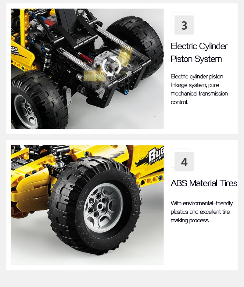 2 4 Ghz RC автомобиль 522pcs Technic вездеходные альпинистские грузовики внедорожные