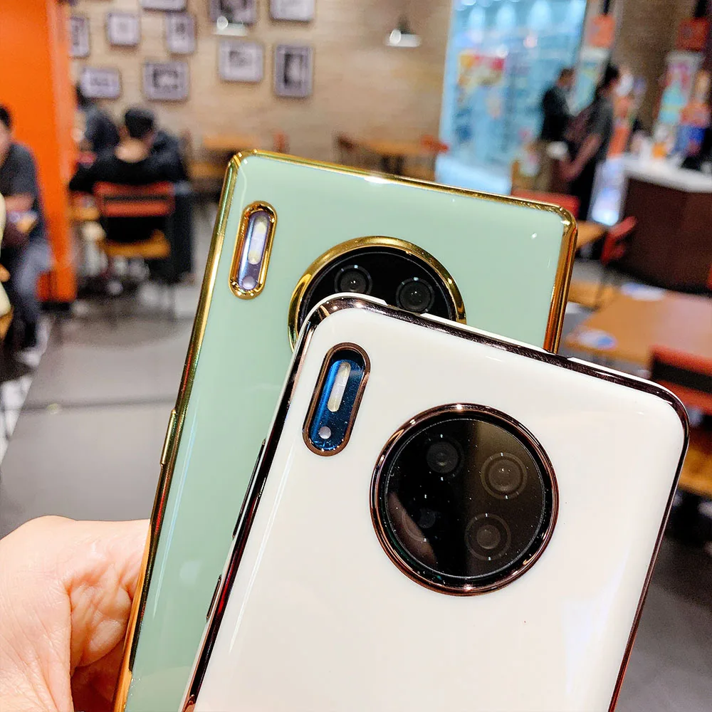 Роскошный чехол для телефона Huawei P40 P30 P20 Pro Lite Mate 30 20 Honor Nova 3 3i 4 5 5i мягкий